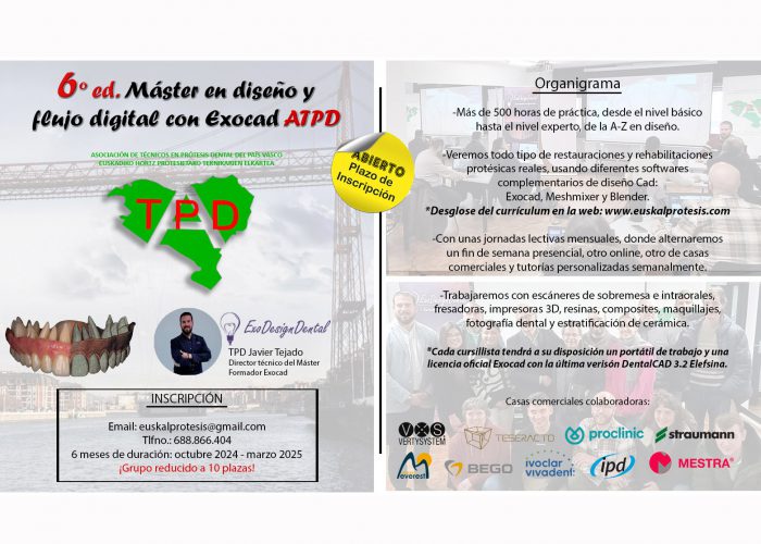 6º Master en diseño Digital Exocad ATPD